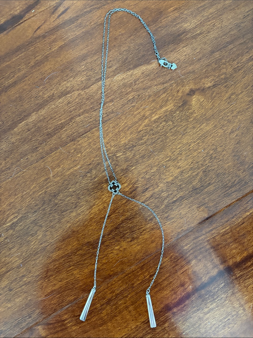 Brighton Silver Toledo Alto Latiat Tassel Necklace